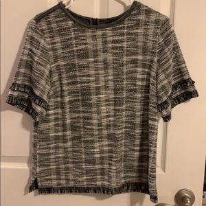 Banana Republic tweed top